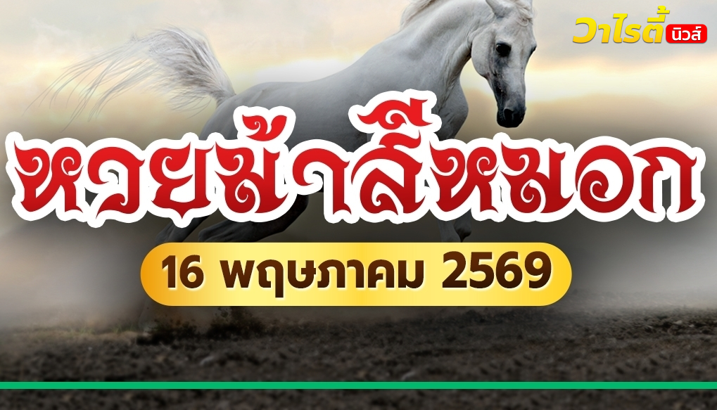 เปิดเลขเด็ดงวดนี้ 16 พ.ค. 69 หวยม้าสีหมอก จับตาเลขเด่นก่อนวันหวยออก